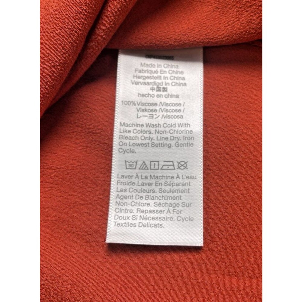 Madewell NEW womens shift clay colored dress v-neck raglan sleeve XXL summer - Picture 8 of 8